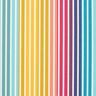 Outdoor Fabric Canvas Retro Stripes – yellow/turquoise,  thumbnail number 1