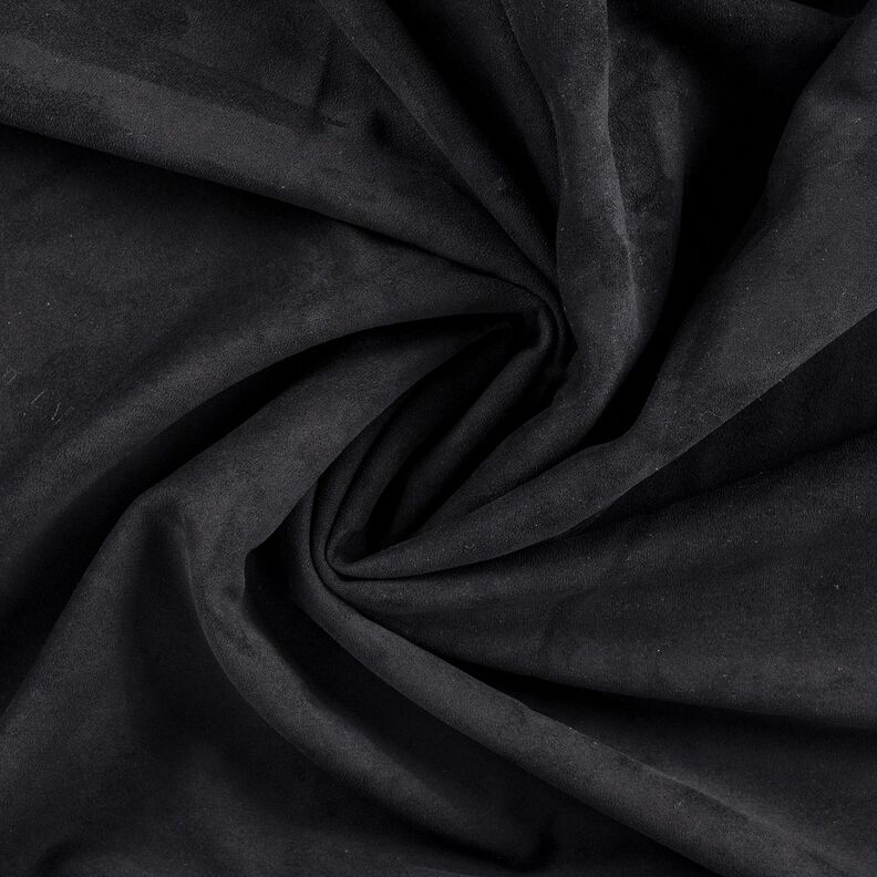 Velour with Sherpa Fur backing – black,  image number 1