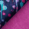 Softshell dripping blobs Digital Print – navy blue/intense pink,  thumbnail number 5