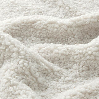 Upholstery Fabric Teddy fur – light beige, 
