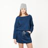 French terry Combination fabric speckles | Glitzerpüppi – navy blue,  thumbnail number 5