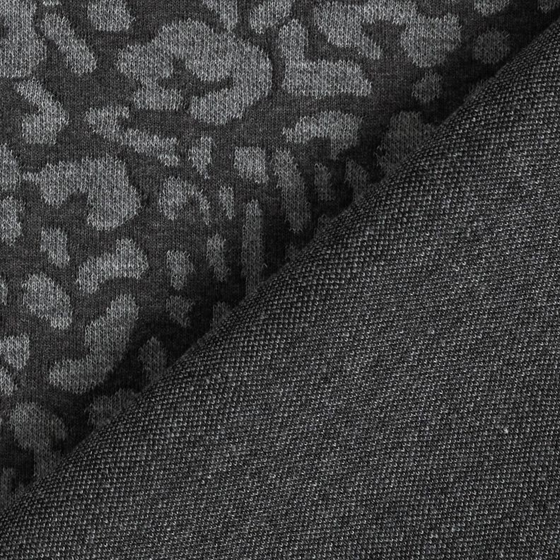 jacquard knit leopard – light grey/dark grey,  image number 5