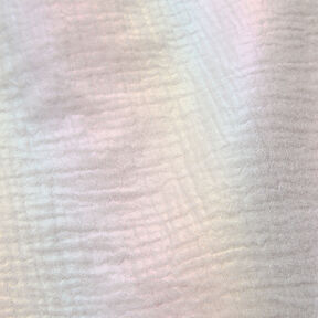 Double Gauze/Muslin Shimmer glitter Foil Print | by Poppy white, 