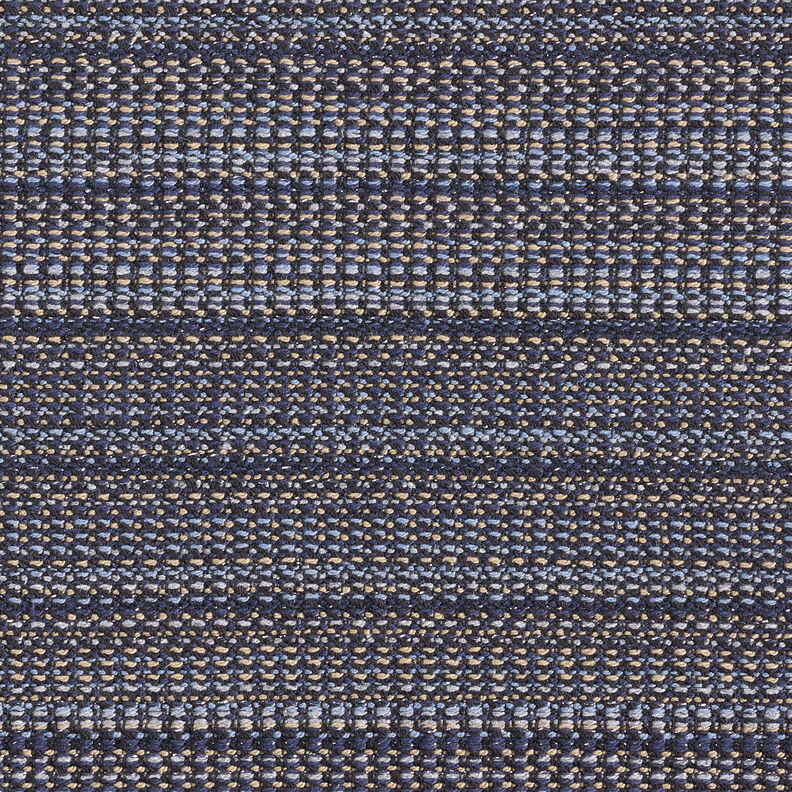 Textured glitter yarn coat fabric – midnight blue/dune,  image number 1