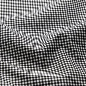 Shirt fabric small check &ndash; black/white, 