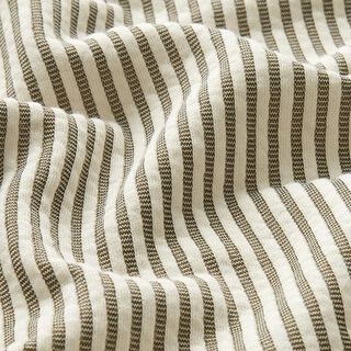Structured jersey cotton blend Longitudinal ribs – offwhite/khaki, 