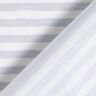 Cotton Cretonne casual stripes – light grey/white,  thumbnail number 4