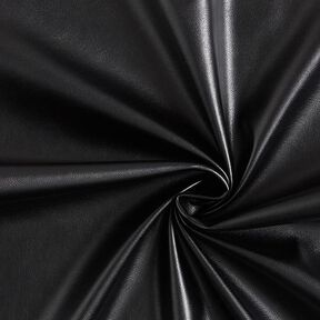 Smooth Stretch Faux Leather – black, 