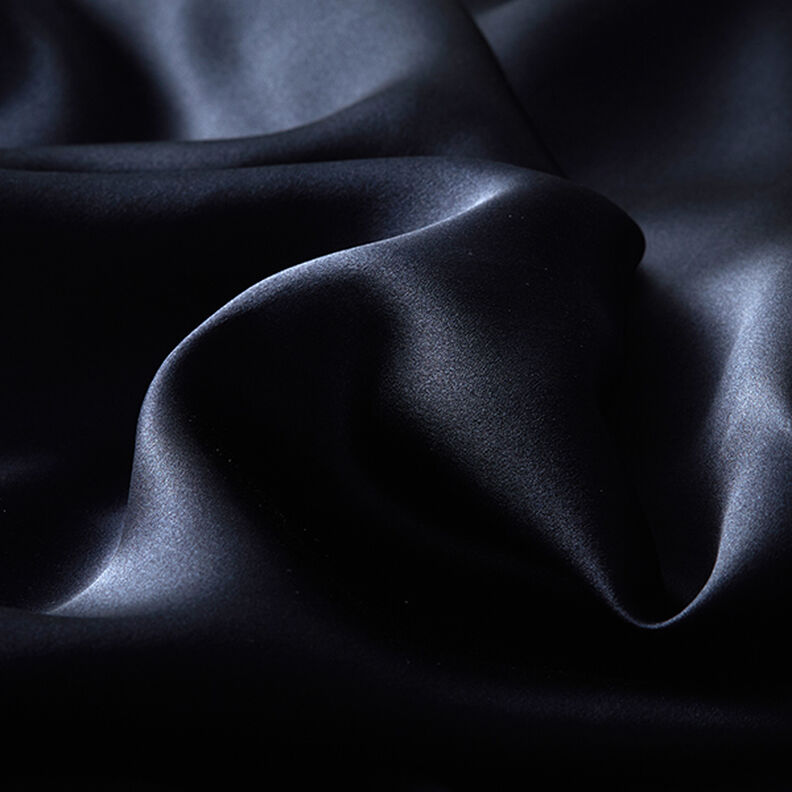 Silk Satin – midnight blue,  image number 5