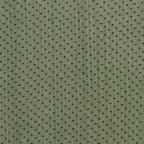Glitter stripes and dots chiffon – khaki, 