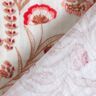 Double Gauze/Muslin folkloric flowers – natural/red,  thumbnail number 4