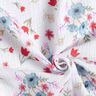 Double Gauze/Muslin Spring flowers with tulips – white/orange,  thumbnail number 3