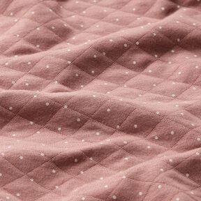 Doubleface dots – dark dusky pink, 