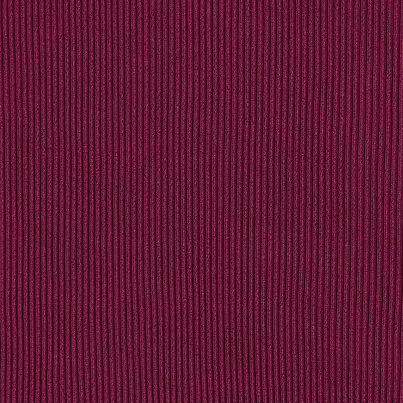 Plain Ribbed Jersey – burgundy,  image number 1