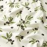 Decor Fabric Half Panama Olives – offwhite/dark olive,  thumbnail number 2