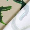 French Terry cheeky crocodile Digital Print – anemone,  thumbnail number 4