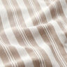 Decor Fabric Jacquard stripes – light beige/sand,  thumbnail number 2