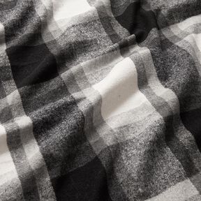 Coat flannel check | Katia Fabrics – misty grey/antique silver, 