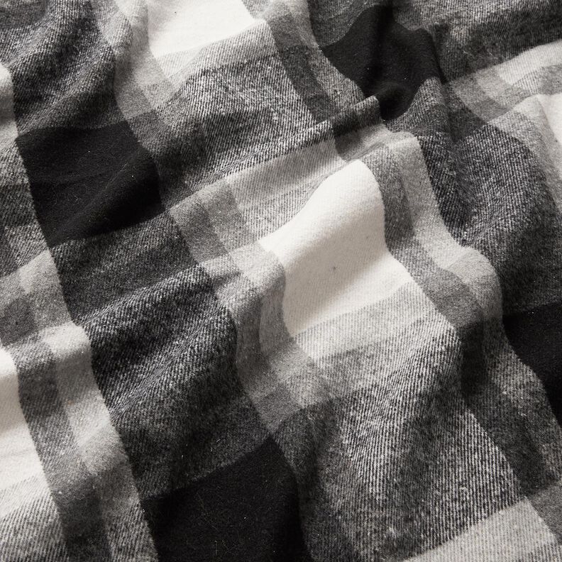 Coat flannel check | Katia Fabrics – misty grey/antique silver,  image number 2