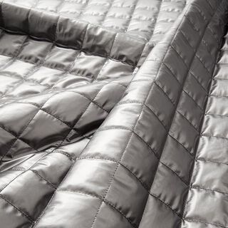 Diamond Quilted Fabric – antique silver, 