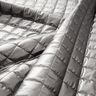 Diamond Quilted Fabric – antique silver,  thumbnail number 2