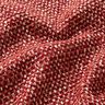 Upholstery Fabric colourful bouclé look – burgundy/cream,  thumbnail number 2