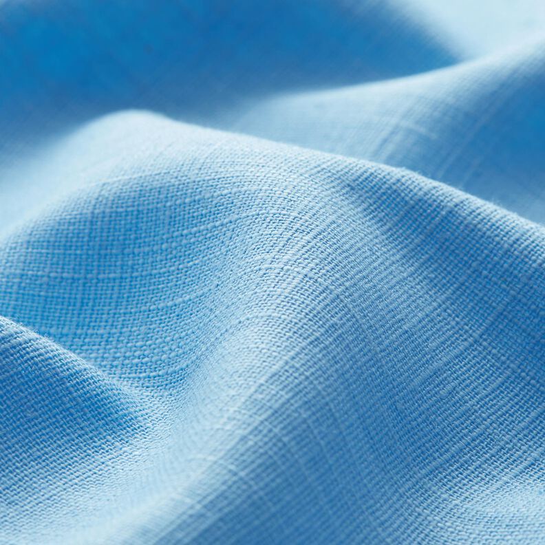 Linen fabric Ramie mix medium – light blue,  image number 2