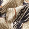 Decor Fabric Half Panama intertwined leaves – natural/light khaki,  thumbnail number 2
