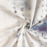GOTS Cotton Batiste border fabric checks with colour gradient | TCC x LOOKS by Wolfgang Joop – navy,  thumbnail number 4