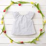 Double Gauze/Muslin Broderie Anglaise flower tendrils – white,  thumbnail number 6