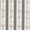 Floral Stripes Cotton Poplin – white/khaki,  thumbnail number 1