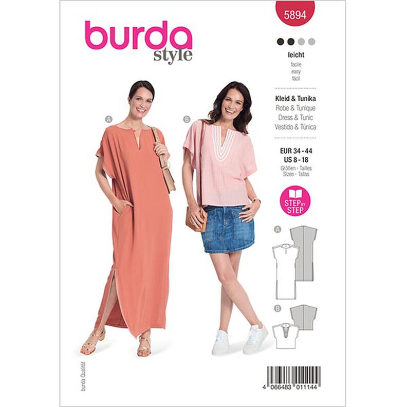Dress / Tunic  | Burda 5894 | 34-44,  image number 1