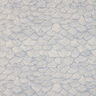 Decorative half Panama fabric Wave pattern – royal blue/natural,  thumbnail number 1