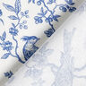 Cotton Cretonne birds – royal blue/offwhite,  thumbnail number 4