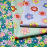 Coated Cotton Pastel Flowers | Poppy Fabrics – grass green/pink,  thumbnail number 6