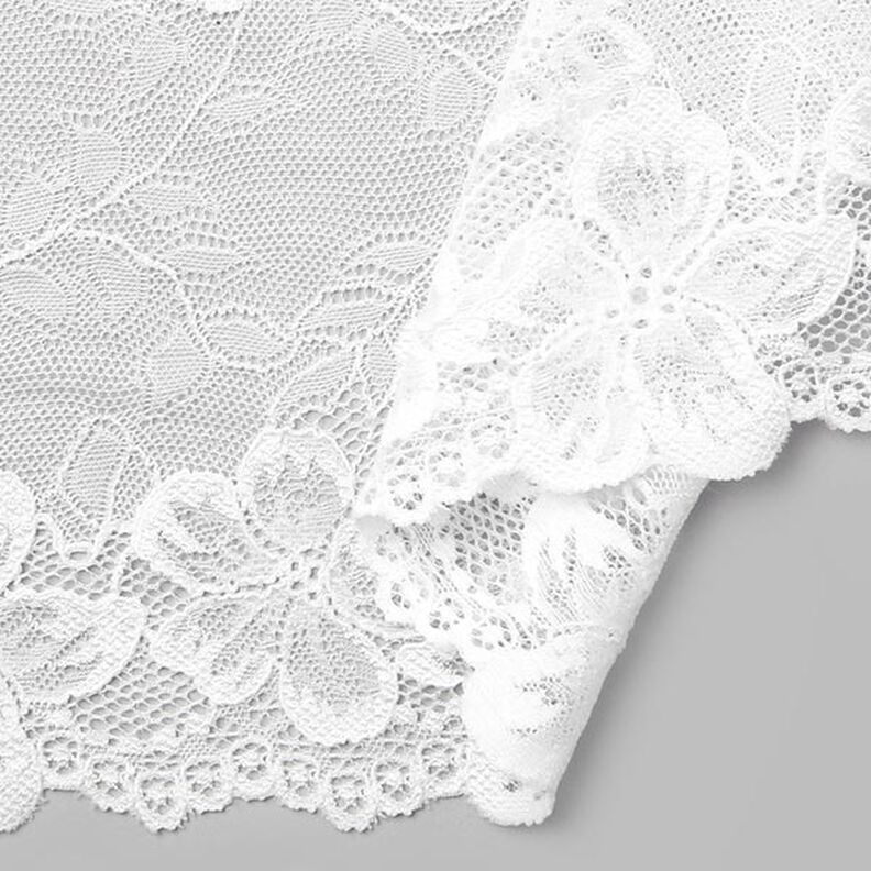 Stretch Lace Hera [220 mm] - white,  image number 2