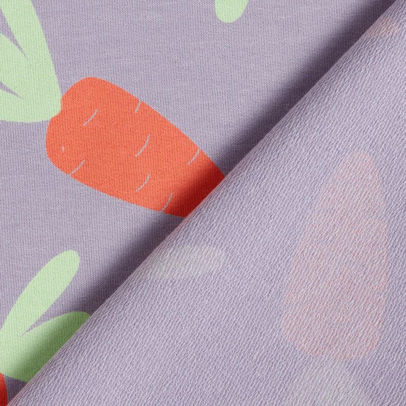French Terry large carrots – mauve, image number 4