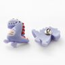 Dino Shank Button [ Ø20 mm ] – lilac/red,  thumbnail number 2