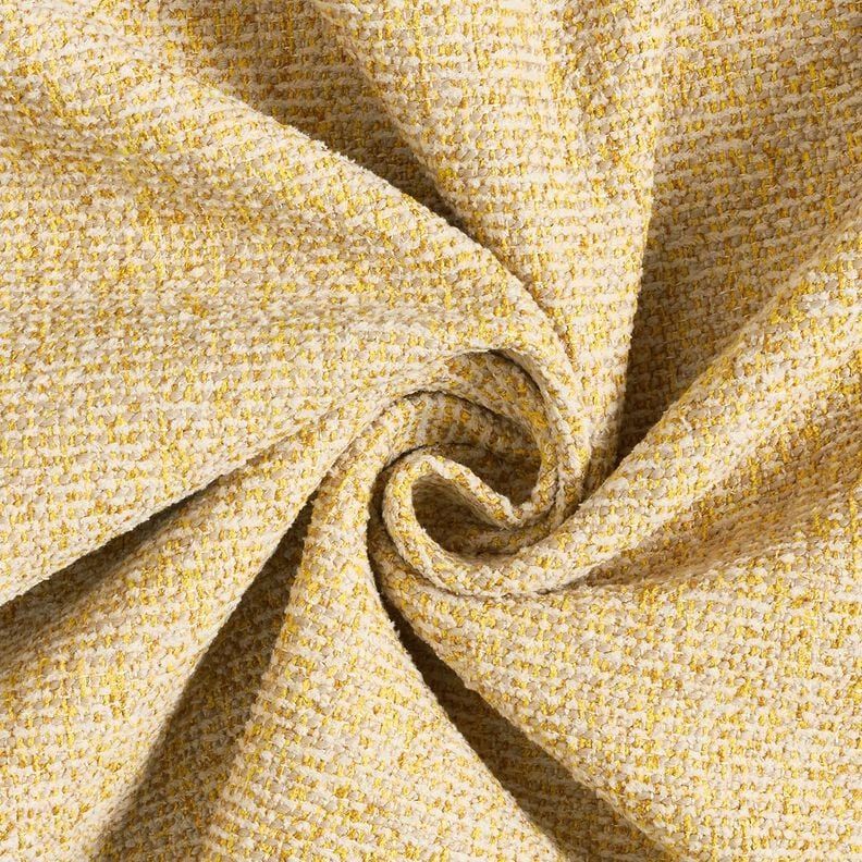 Upholstery Fabric Colourful Weave – sunglow/natural, image number 1