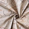 Decor Fabric Half Panama leaf lines – natural,  thumbnail number 3
