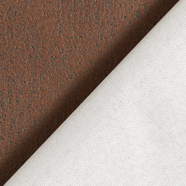 Upholstery Fabric Imitation Leather Pamero – medium brown,  image number 4