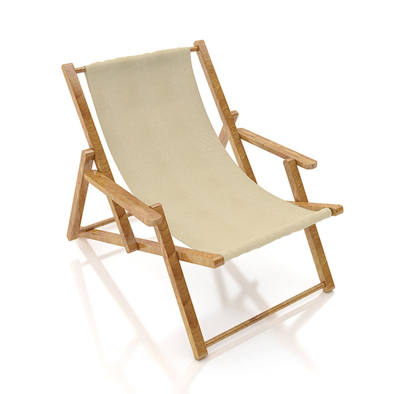 Outdoor Deckchair fabric Plain 45 cm – beige,  image number 4