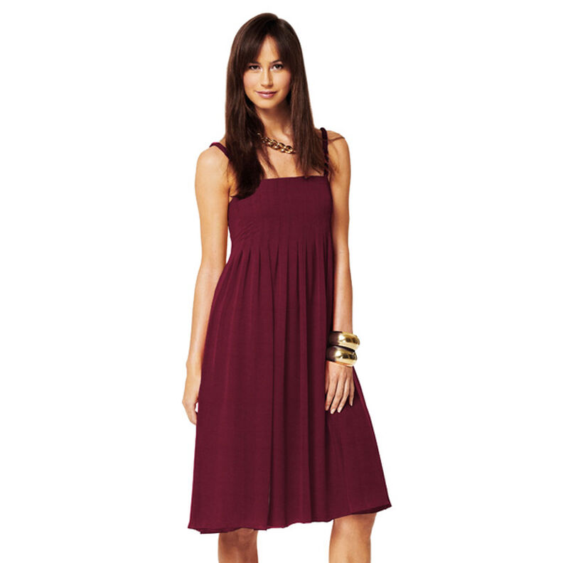Medium Viscose Jersey – burgundy,  image number 4