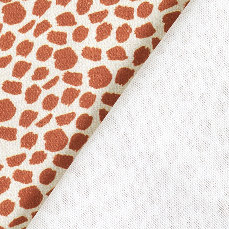 Decor Fabric Half Panama Leopard Print – brown/natural,  image number 4