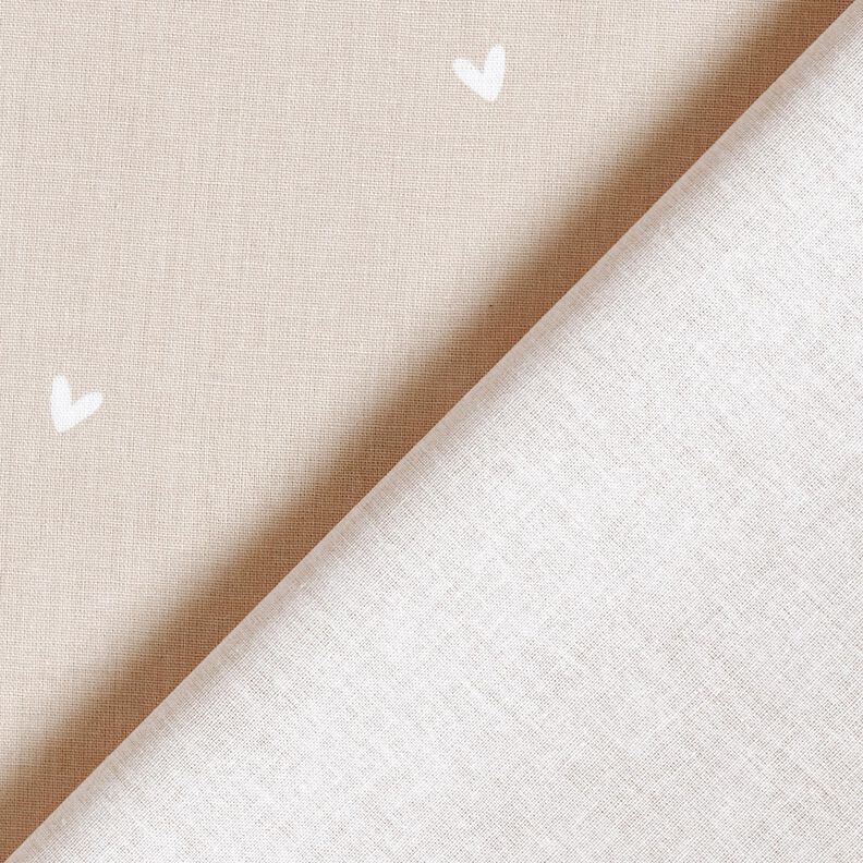 Cotton Poplin tender hearts – misty grey,  image number 4
