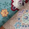 Decor Fabric Tapestry Fabric denim patchwork – light beige/denim blue,  thumbnail number 4