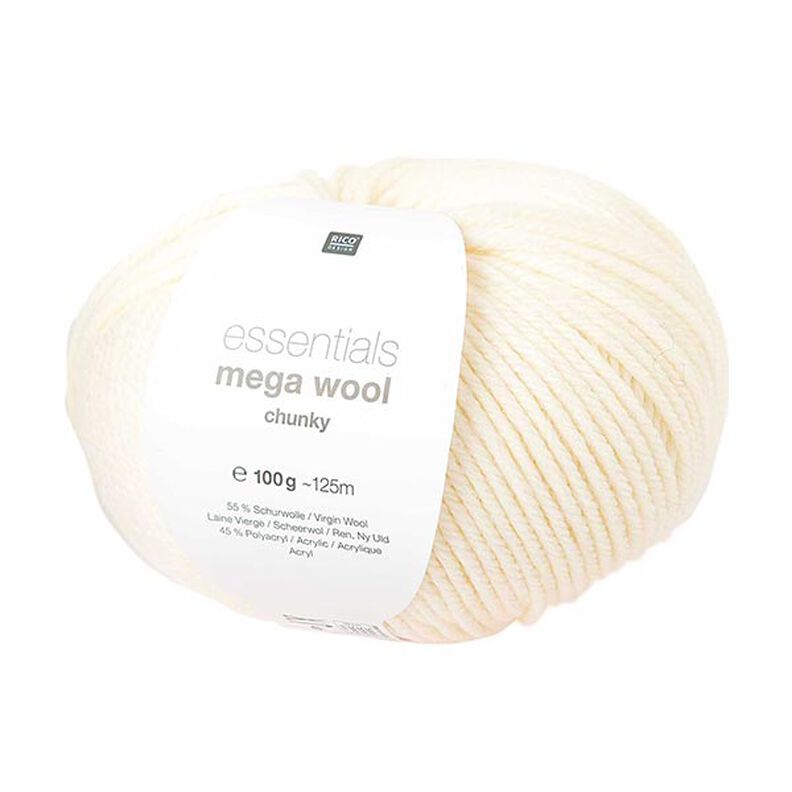 Essentials Mega Wool chunky | Rico Design – cream,  image number 1