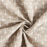 Decor Fabric Jacquard anchor – light beige/sand,  thumbnail number 3
