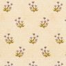 Decor Fabric Cotton Twill flowers and writing – beige,  thumbnail number 1