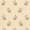 Decor Fabric Cotton Twill flowers and writing  – beige,  thumbnail number 1